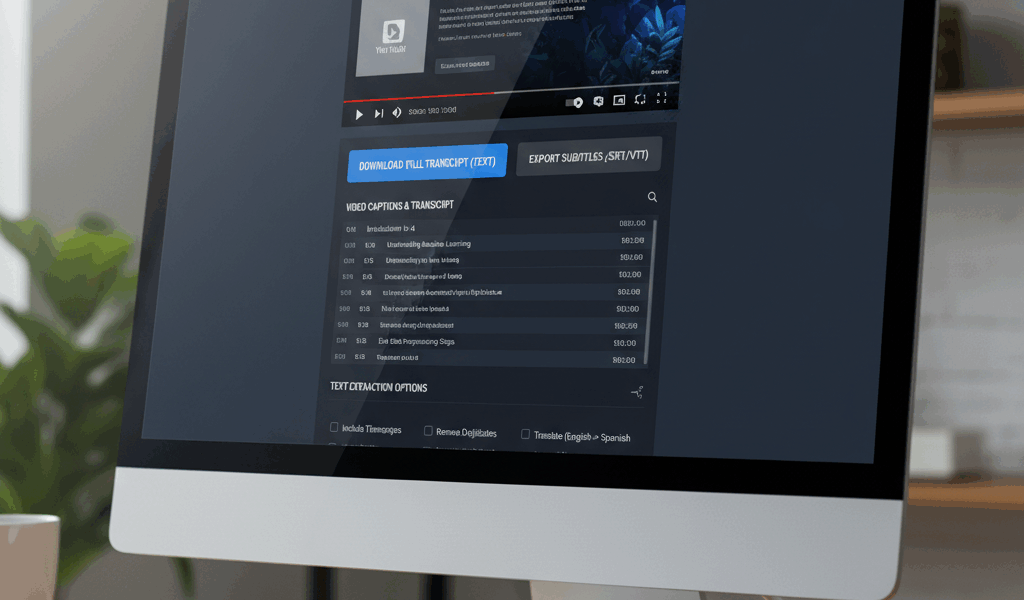 How to Download YouTube Transcripts