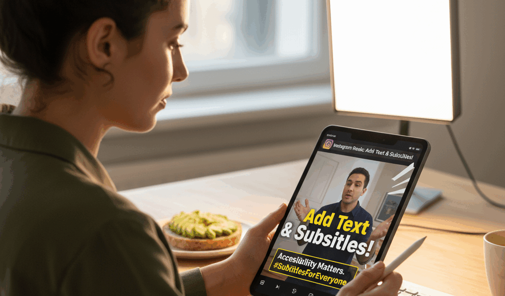 Adding Captions to Instagram Reels