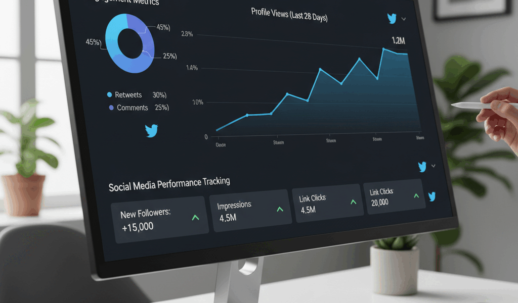 Viewing Twitter Profile Analytics