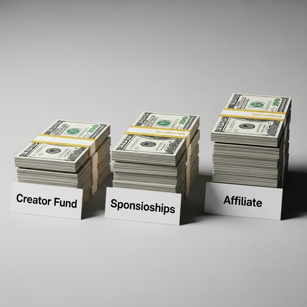 Creator Fund vs Sponsorships vs Affiliate for Short-Form Content