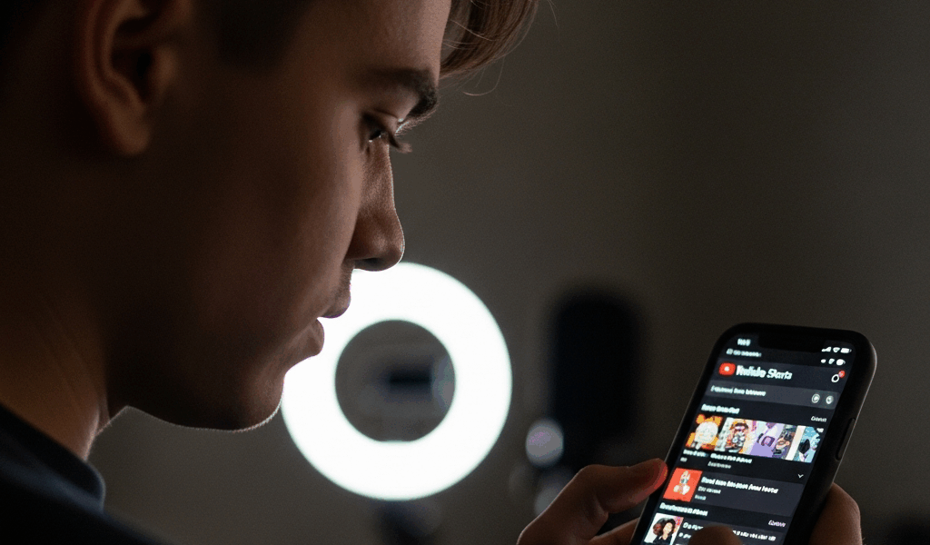 Professional photograph related to: YouTube Shorts Algorithm — What Actually Gets Views. High qualit